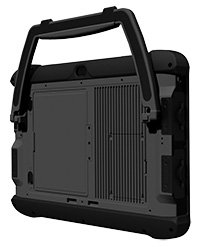 符合人體工程學(xué)的手柄，便于攜帶，與支架集成